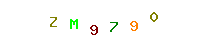 Blue Captcha Image