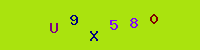 Blue Captcha Image