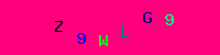 Blue Captcha Image