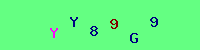 Blue Captcha Image