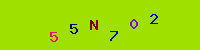 Blue Captcha Image