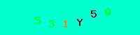 Blue Captcha Image
