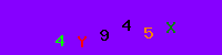 Blue Captcha Image