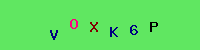 Blue Captcha Image