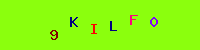 Blue Captcha Image