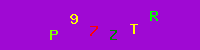 Blue Captcha Image