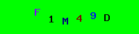 Blue Captcha Image