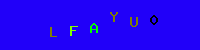 Blue Captcha Image
