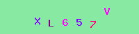 Blue Captcha Image