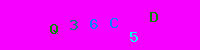 Blue Captcha Image