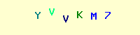 Blue Captcha Image