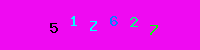 Blue Captcha Image