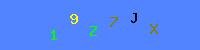 Blue Captcha Image