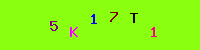 Blue Captcha Image