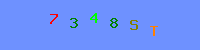 Blue Captcha Image