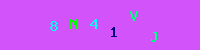 Blue Captcha Image