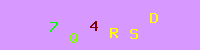 Blue Captcha Image
