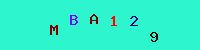 Blue Captcha Image