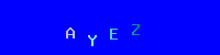 Blue Captcha Image